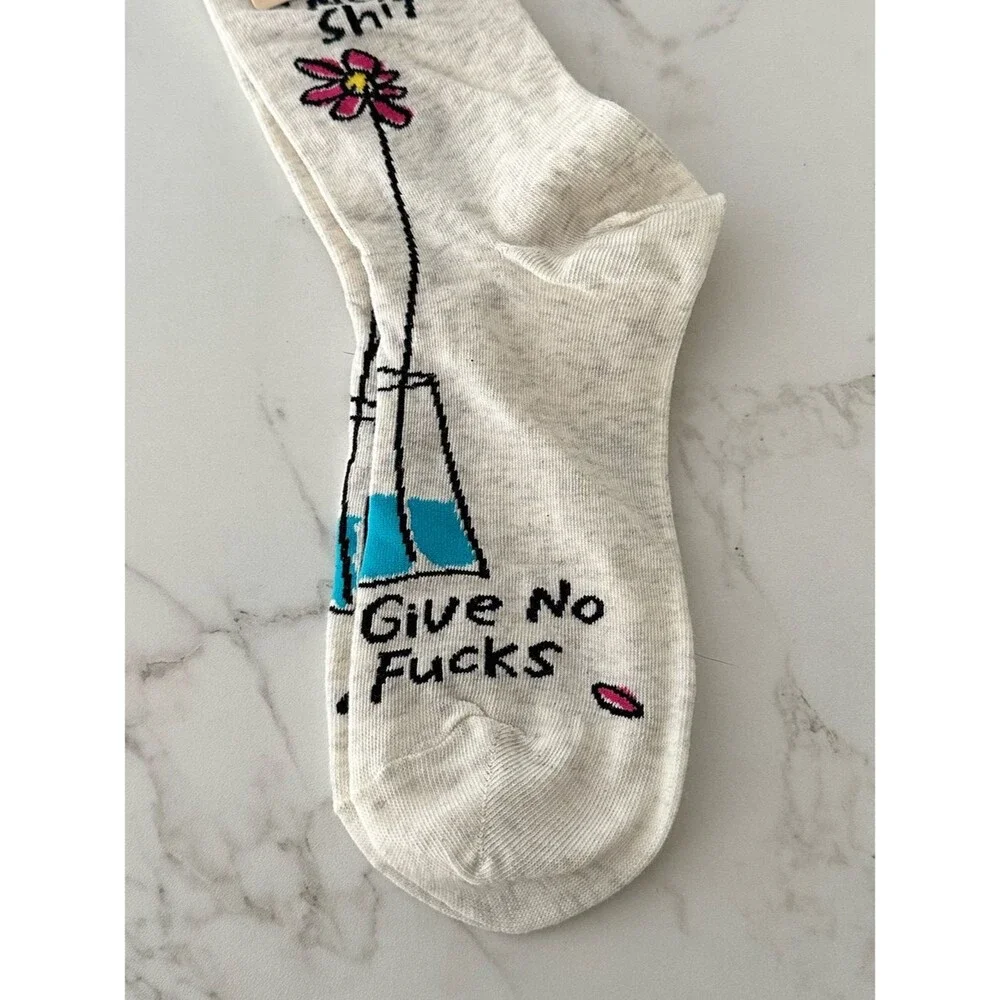 Blue Q Novelty Socks Women Size 5-10 NEW Foul Language